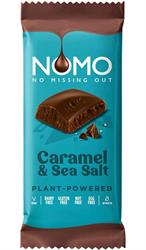 Nomo Nomo Free From Chocolate Block Bar Caramel Sea Salt 75g