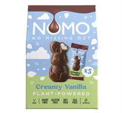 Nomo NOMO Free From Chocolate Vanilla Dough Mini Bunnies 5 pack