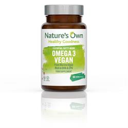 Natures Own Omega 3 Vegan 60 Capsules