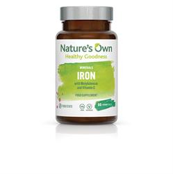 Natures Own Iron with Molybdenum and Vitamin C. 60 capsules