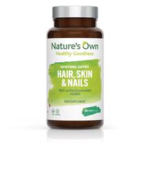 Natures Own Hair Skin and Nails. 60 capsules