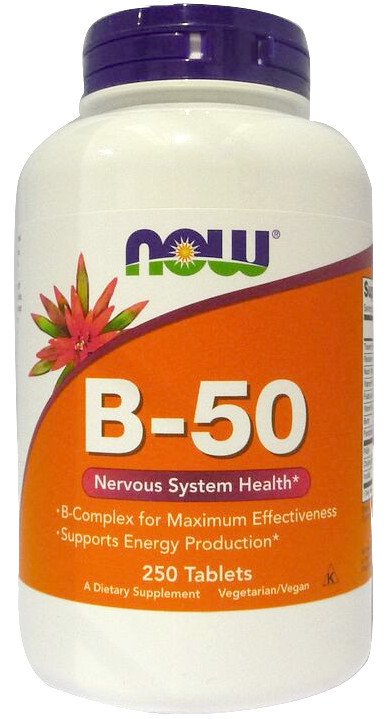 NOW Foods, Vitamin B-50 - 250 tablets