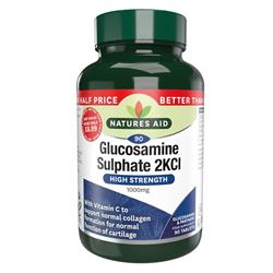 Natures Aid Promo Packs Glucosamine Sulphate - 1000mg (with Vitamin C) - 5