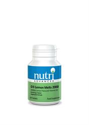 Nutri Advanced D3 Lemon Melts 2000 120 Tablets