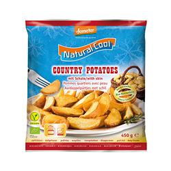 Natural Cool Organic Country Potato Wedges 450g