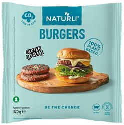 Naturli Vegan Burgers Soy Based 320g