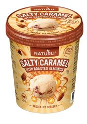 Naturli Salty Caramel With Roasted Almonds Ice Cream 480ml