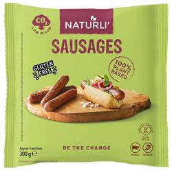 Naturli Vegan Sausages Soy Based 300g