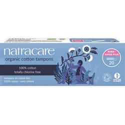 Natracare Organic Non-Applicator Tampons Super Plus x 20