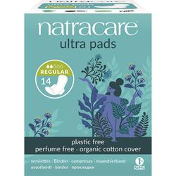 Natracare Natural Ultra Pads Regular with wings x 14