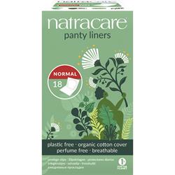 Natracare Panty Liner Normal Wrapped 18's