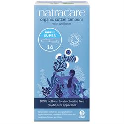 Natracare Organic Applicator Tampons Super x 16