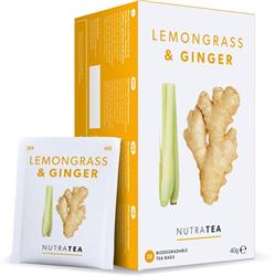 Nutratea NutraTea Lemongrass & Ginger - 20 Tea Bags