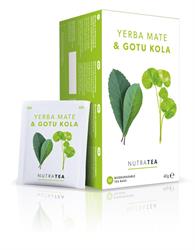 Nutratea Nutra Yerba Mate & Gotu Kola - 20 Herbal Tea Bags