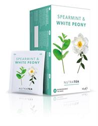 Nutratea Nutra Spearmint & White Peony - 20 Herbal Tea Bags