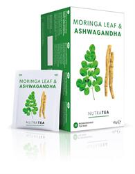 Nutratea Nutra Moringa Leaf & Ashwaganda - 20 Herbal Tea Bags