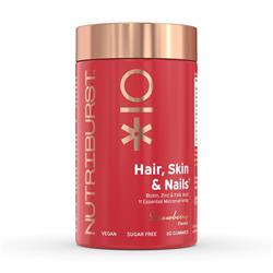 Nutriburst Sugar-Free Hair Skin & Nails 60 x Gummies 204g