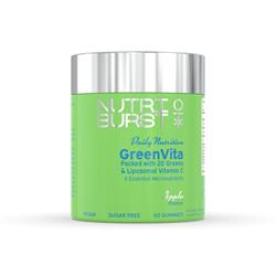 Nutriburst GreenVita Vegan Sugar-Free 60 Gummies