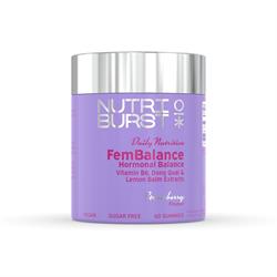 Nutriburst FREE Fembalance Vegan Sugar-Free 60 Gummies