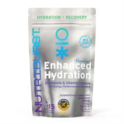 Nutriburst Enhanced Hydration + Recovery Mixed Fruit Flavour. 15 sachets.