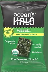 Ocean's Halo FREE Ocean's Halo Wasabi Trayless Seaweed Snack