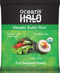 Ocean's Halo FREE Ocean's Halo Wasabi Sushi Nori 12g