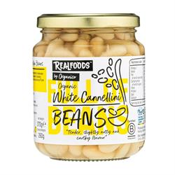 Realfoods by Organico Organic White Cannellini Beans in Water 370g
