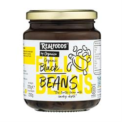 Realfoods by Organico Organic Black Beans in Water 370g