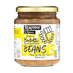 Realfoods by Organico Organic Borlotti Beans in Water 370g