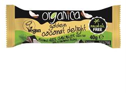 Organica Snack Bars - Organic Golden Coconut Delight Vegan 40g