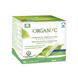 Organyc Compact Applicator Tampons - Super