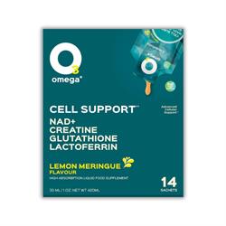 O3Omega Smoothies O3Omega Cell Support NADplus Creatine Glutathione Lactoferrin 14 pouches