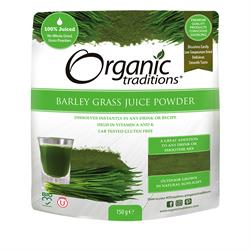 Organic Traditions Organic Barley Grass Juice Powder 150g