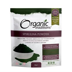 Organic Traditions Organic Spirulina Powder 150g