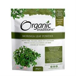 Organic Traditions Organic Moringa Leaf Powder 200g