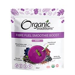 Organic Traditions Organic Fibre Fuel Smoothie Boost Berry 300g