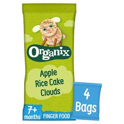 Organix Organix Apple Rice Cake Clouds Multipack (4x18g)