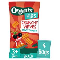 Organix Organix KIDS Tangy Tomato Crunchy Waves (4x14g)