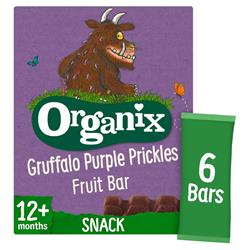 Organix Gruffalo Purple Prickles Blackcurrant Fruit Bars (6 x 17g)