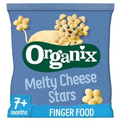 Organix Melty Organic Cheese Stars Baby Finger Food Snacks 20g