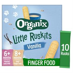 Organix Organix Little Ruskits - Vanilla 10 x 6g