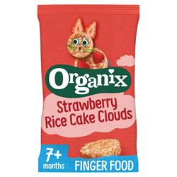 Organix Organic Strawberry Rice Cake Clouds 40g