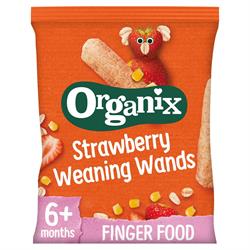 Organix Organix Strawberry Weaning Wands 25g