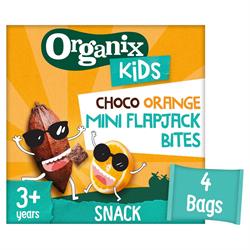 Organix Organix KIDS Crazy Choco Orange Mini Flapjack Bites (4 x 23g)