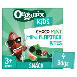 Organix Organix KIDS Cool Choco Mint Mini Flapjack Bites (4 x 23g)