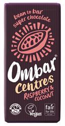 Ombar Raspberry & Coconut Centres 70g