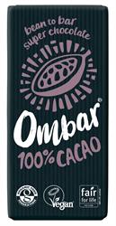 Ombar Ombar 100% Cacao Organic Vegan Dark Chocolate 70g