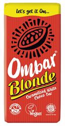 Ombar Ombar Blonde Caramelised White Choco Bar 70g