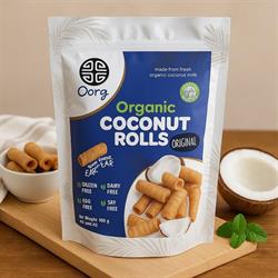 OORG OORG Organic Coconut Rolls Original 100g