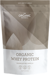 The Organic Protein Co Madagascan Vanilla Organic Whey Protein 400g
